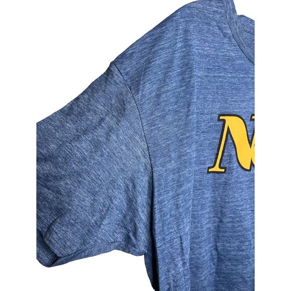 Y2K Neff Graphic Spellout Men's Blue T-shirt 2X - Picture 6 of 7